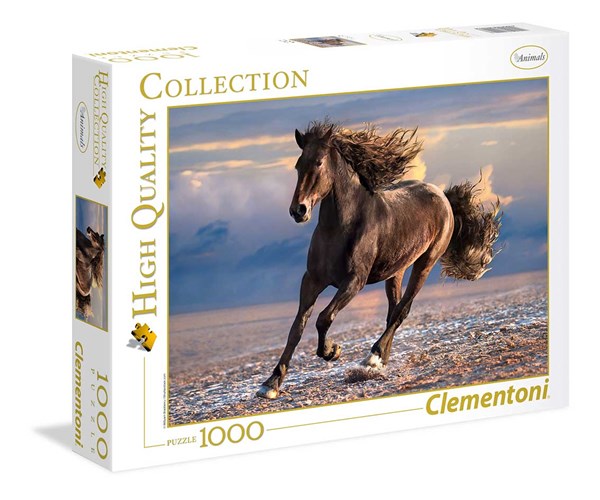 Clementoni (39420) - "Pferd in Freiheit" - 1000 Teile Puzzle