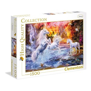 Clementoni (31805) - "Einhörner" - 1500 Teile Puzzle