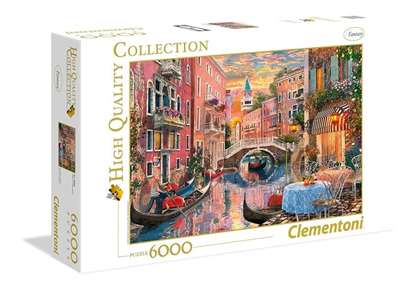 Clementoni (36524) - "Venedig bei Sonnenuntergang" - 6000 Teile Puzzle