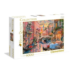 Clementoni (36524) - "Venedig bei Sonnenuntergang" - 6000 Teile Puzzle