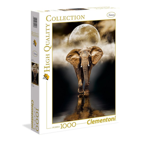 Clementoni (39416) - "Der Elefant" - 1000 Teile Puzzle