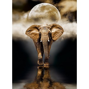 Clementoni (39416) - "Der Elefant" - 1000 Teile Puzzle