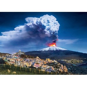 Clementoni (39453) - "Etna, Italien" - 1000 Teile Puzzle