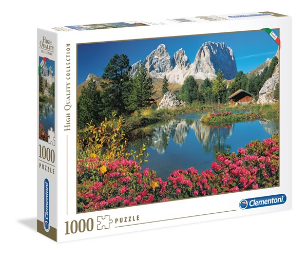 Clementoni (39459) - "Pordoi Pass, Dolomites, Italy" - 1000 Teile Puzzle