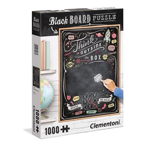 Clementoni (39468) - "Kreidetafel, Think Outside the Box" - 1000 Teile Puzzle