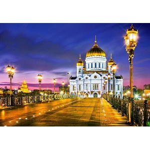 Castorland (C-103355) - "Cathedral of Christ the Saviour, Moscow" - 1000 Teile Puzzle