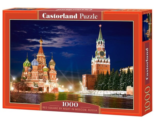 Castorland (C-101788) - "The Red Square by night in Moscow, Russia" - 1000 Teile Puzzle