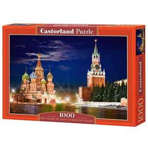 Castorland (C-101788) - "The Red Square by night in Moscow, Russia" - 1000 Teile Puzzle