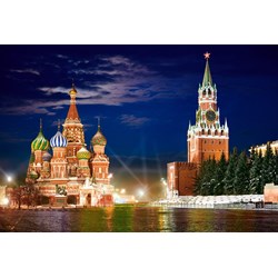 Castorland (C-101788) - "The Red Square by night in Moscow, Russia" - 1000 Teile Puzzle