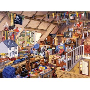 Ravensburger (19272) - "Grandma's Attic" - 1000 Teile Puzzle