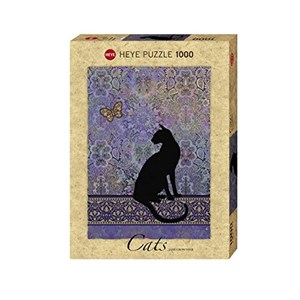 Heye (29534) - Jane Crowther: "Cats Silhouette" - 1000 Teile Puzzle