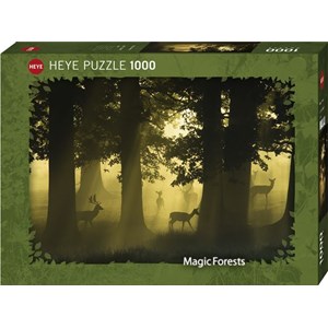 Heye (29497) - "Deer, Magic Forests" - 1000 Teile Puzzle