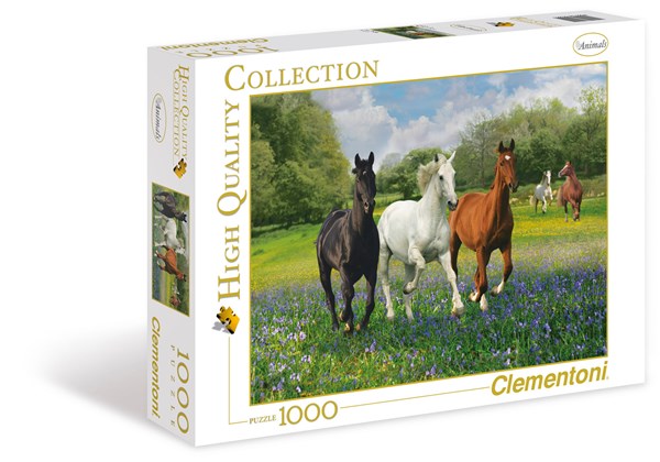 Clementoni (39255) - "Pferde" - 1000 Teile Puzzle