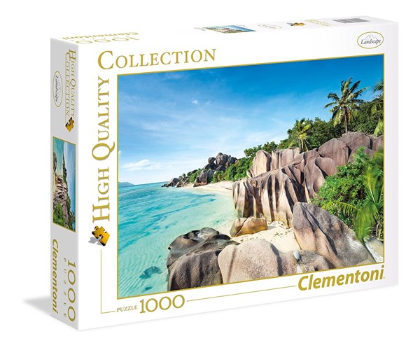 Clementoni (39413) - "Am Paradiesstrand" - 1000 Teile Puzzle