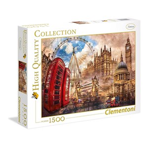 Clementoni (31807) - "Altes London" - 1500 Teile Puzzle