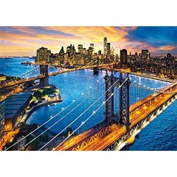 Clementoni (33546) - "New York im Abendglanz" - 3000 Teile Puzzle