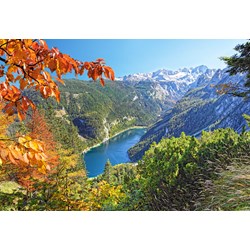 Castorland (C-200399) - "Navy Blue Lake in The Alps" - 2000 Teile Puzzle