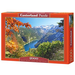 Castorland (C-200399) - "Navy Blue Lake in The Alps" - 2000 Teile Puzzle