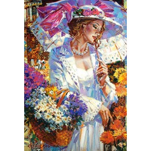 Castorland (C-103294) - Alexander Lashkevich: "Chrysanthemums in the Garden" - 1000 Teile Puzzle