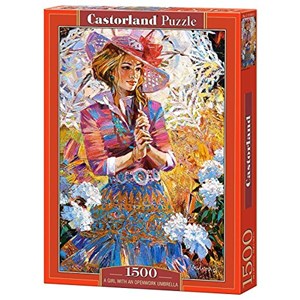 Castorland (C-151363) - Alexander Lashkevich: "A Girl with an Openwork Umbrella" - 1000 Teile Puzzle