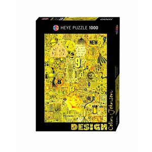 Heye (29556) - Colin Johnson: "Yellow Rose" - 1000 Teile Puzzle