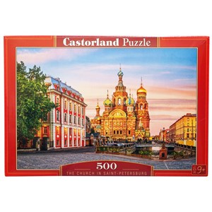 Castorland (B-52257) - "The Church In Saint-Petersburg" - 500 Teile Puzzle