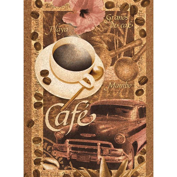 Clementoni (30203) - "Cafe. Cork Puzzle" - 500 Teile Puzzle