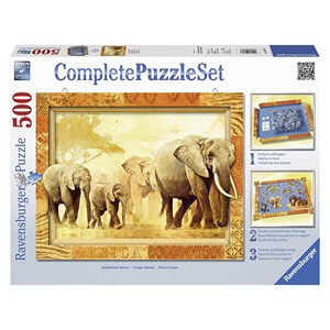 Ravensburger (14893) - "Afrikanische Riesen" - 500 Teile Puzzle