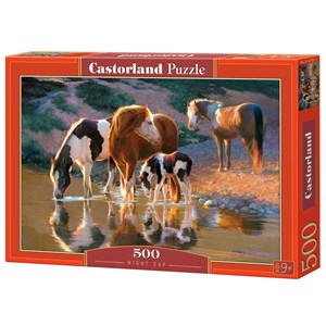 Castorland (B-52097) - "Night Cap" - 500 Teile Puzzle