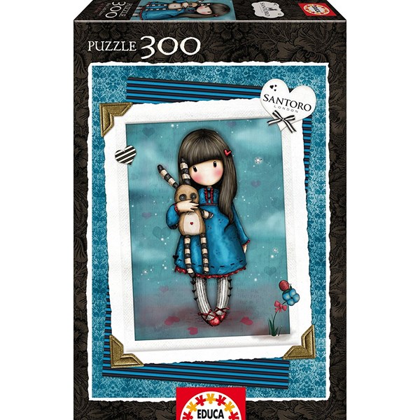 Educa (16188) - Santoro Gorjuss: "Hush Little Bunny" - 300 Teile Puzzle