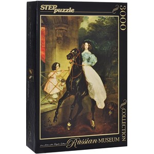 Step Puzzle (85202) - Karl Brjullow: "The Rider" - 3000 Teile Puzzle