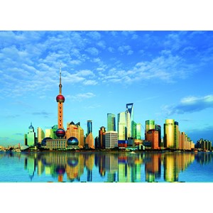 Trefl (37163) - "Shanghai, China" - 500 Teile Puzzle