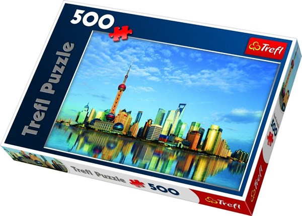 Trefl (37163) - "Shanghai, China" - 500 Teile Puzzle
