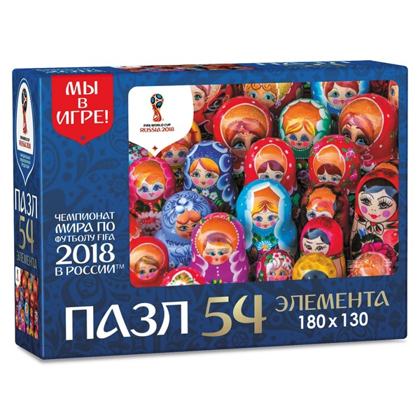 Origami (03788) - "Colorful Matryoshka Dolls" - 54 Teile Puzzle