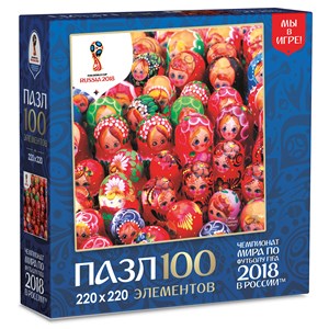 Origami (03802) - "Matryoshka Fair" - 100 Teile Puzzle
