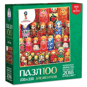 Origami (03806) - "Matryoshka wooden dolls" - 100 Teile Puzzle
