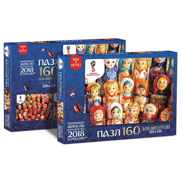 Origami (03828) - "Matryoshka painted dolls" - 160 Teile Puzzle