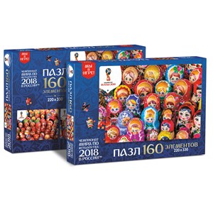 Origami (03830) - "Colorful Matryoshka Dolls" - 160 Teile Puzzle