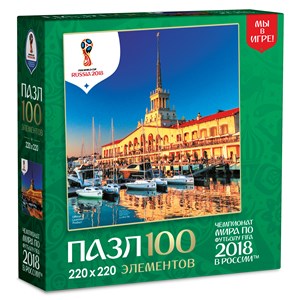 Origami (03799) - "Sochi, Host city, FIFA World Cup 2018" - 100 Teile Puzzle