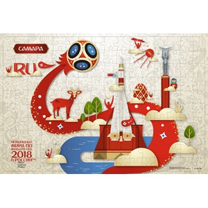 Origami (03809) - "Samara, Host city, FIFA World Cup 2018" - 160 Teile Puzzle