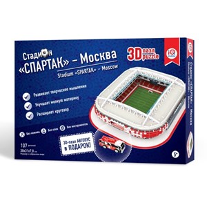 IQ 3D Puzzle (16545) - "Stadium Spartak, Moscow" - 107 Teile Puzzle