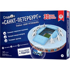 IQ 3D Puzzle (16551) - "Stadium Zenit Arena, Saint Petersburg" - 197 Teile Puzzle