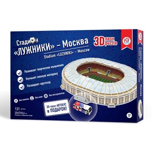 IQ 3D Puzzle (16546) - "Stadium Luzhniki, Moscow" - 131 Teile Puzzle