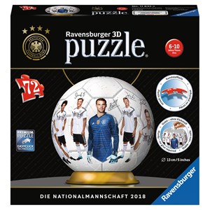 Ravensburger (11845) - "Weltmeisterschaft 2018 - Die nationalmannschaft" - 72 Teile Puzzle