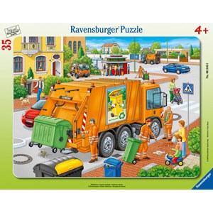 Ravensburger (06346) - "Müllabfuhr" - 35 Teile Puzzle
