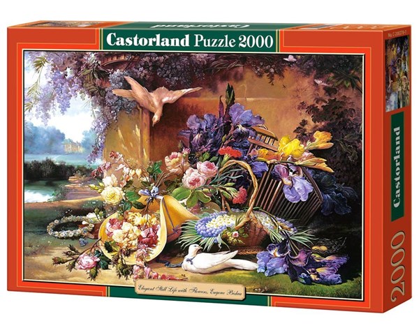 Castorland (C-200276) - Eugene Bidau: "Elegant Still Life with Flowers" - 2000 Teile Puzzle