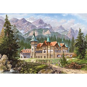 Castorland (C-300099) - "Castle at The Foot of The Mountains" - 3000 Teile Puzzle