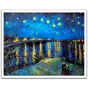 Pintoo (Н1761) - Vincent van Gogh: "Starry Night Over the Rhône" - 2000 Teile Puzzle