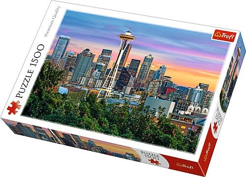 Trefl (26135) - "Space Needle, Seattle, USA" - 1500 Teile Puzzle