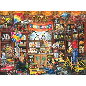 SunsOut (28792) - Tom Wood: "Im Spielzeugland" - 1000 Teile Puzzle